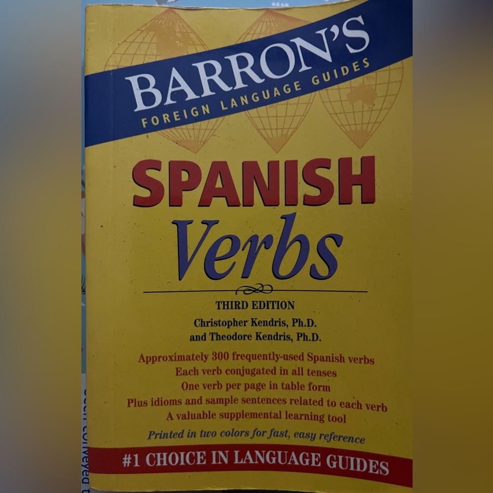 Barron's Spanish Verbs Book -